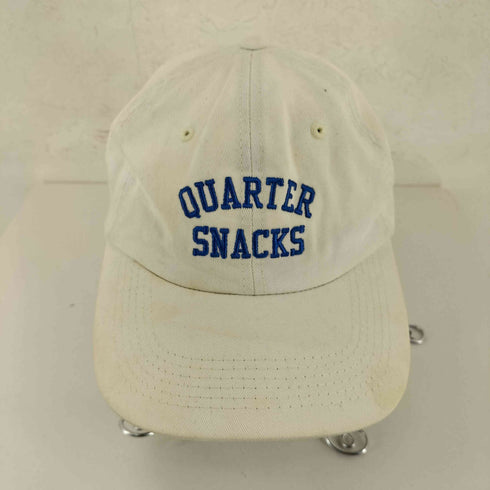 クウォータースナックス QUARTER SNACKS スナップバック ブランド刺繍 6パネルキャップ メンズ