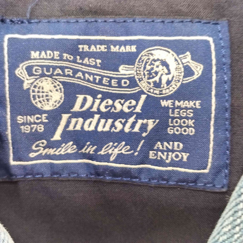 ディーゼルインダストリー Diesel Industry IABDUL ジップアップ デニムトラッカージャケット メンズ