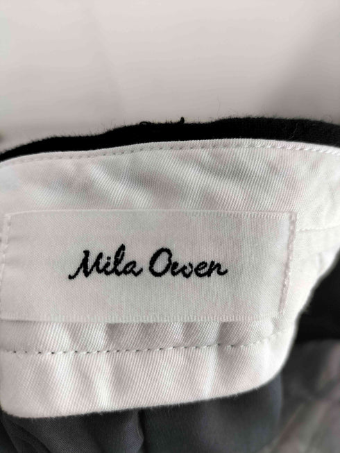 ミラオーウェン Mila Owen 23ss ローライズリネン混シガレットパンツ レディース JPN:0