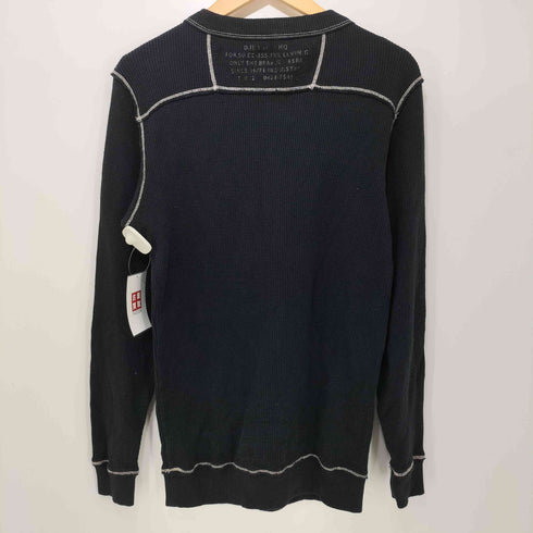 ディーゼル DIESEL クルーネック L/S サーマルTシャツ メンズ import:M
