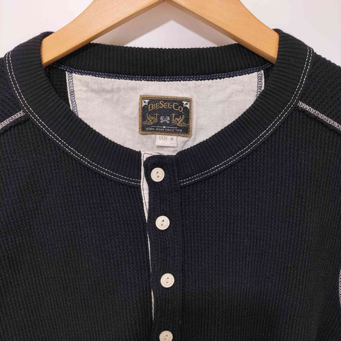 ディーゼル DIESEL クルーネック L/S サーマルTシャツ メンズ import:M