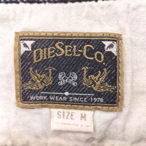 ディーゼル DIESEL クルーネック L/S サーマルTシャツ メンズ import:M