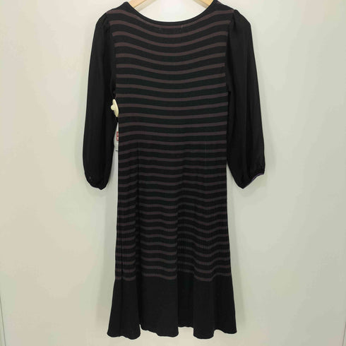 ソニアバイソニアリキエル SONIA by SONIA RYKIEL 袖素材切替ボーダーフレアワンピース レディース JPN:38