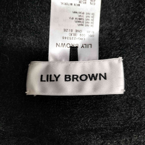 リリーブラウン Lily Brown リンクルハット シャギーバケットハット レディース ONE SIZE