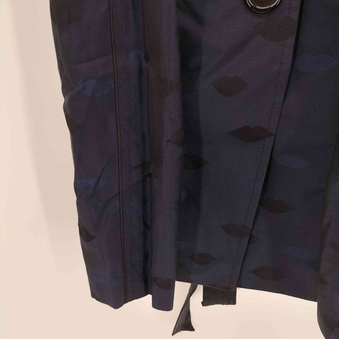 ソニアリキエル SONIA RYKIEL COLLECTION リップ柄 シルク混ギャザーコート レディース JPN:38