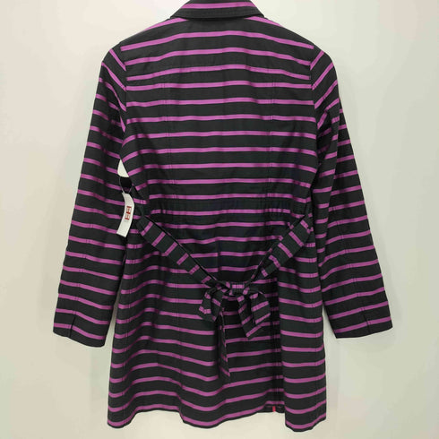 ソニアリキエル SONIA RYKIEL ベルト付きボーダーコート レディース JPN:38