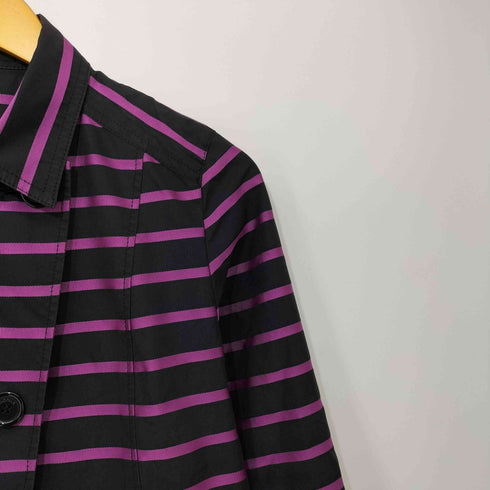 ソニアリキエル SONIA RYKIEL ベルト付きボーダーコート レディース JPN:38