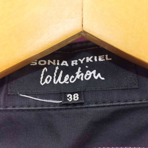ソニアリキエル SONIA RYKIEL ベルト付きボーダーコート レディース JPN:38