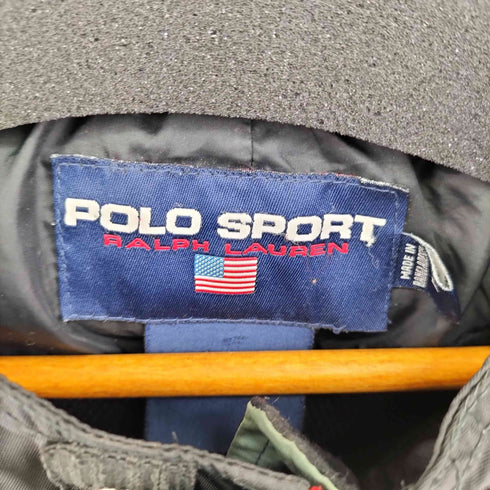 ポロスポーツラルフローレン POLO SPORT RALPH LAUREN 90S フロントロゴ ジップモッズコート メンズ JPN:L