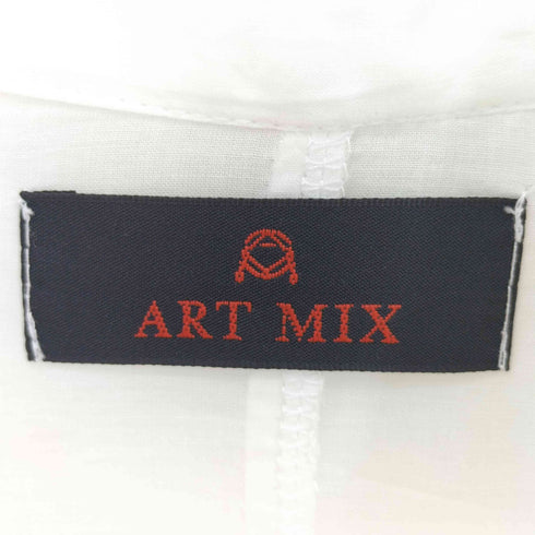 ART MIX モユル 萌 変形 ギミック レイヤード シャツ ワンピース レディース O/S