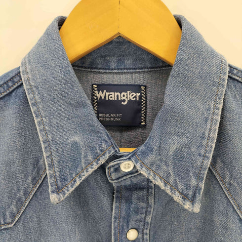 ラングラー Wrangler 127MW 刺繍デニムシャツ メンズ JPN:M