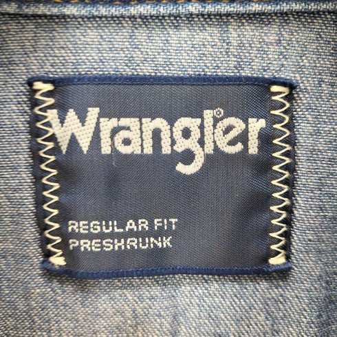 ラングラー Wrangler 127MW 刺繍デニムシャツ メンズ JPN:M