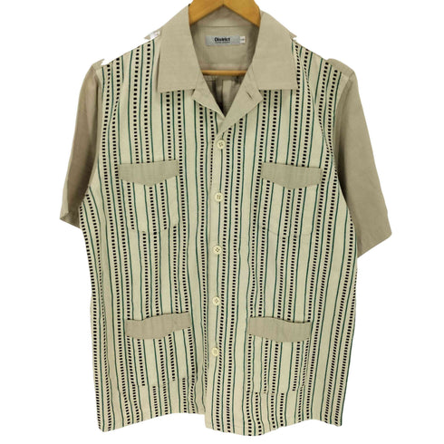 ディストリクトユナイテッドアローズ District UNITED ARROWS パネル オープンカラーシャツ半袖シャツ メンズ JPN:L