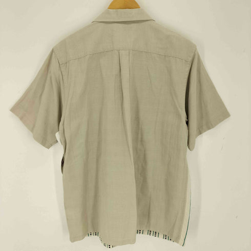 ディストリクトユナイテッドアローズ District UNITED ARROWS パネル オープンカラーシャツ半袖シャツ メンズ JPN:L