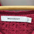マウジー moussy V/N HOODIE OVER ニット Vネックニットパーカー レディース FREE