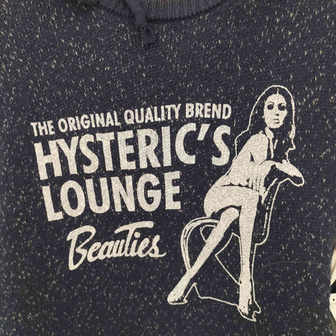 ヒステリックグラマー HYSTERIC GLAMOUR フロントプリントニット後付けフーディ メンズ JPN:L