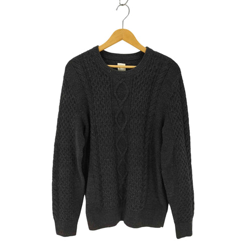 ギャップ Gap ケーブル編みクルーネックニット メンズ JPN:M