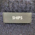 シップス SHIPS シェットランド ウール シャギー ニット クルーカーディガン メンズ JPN:M