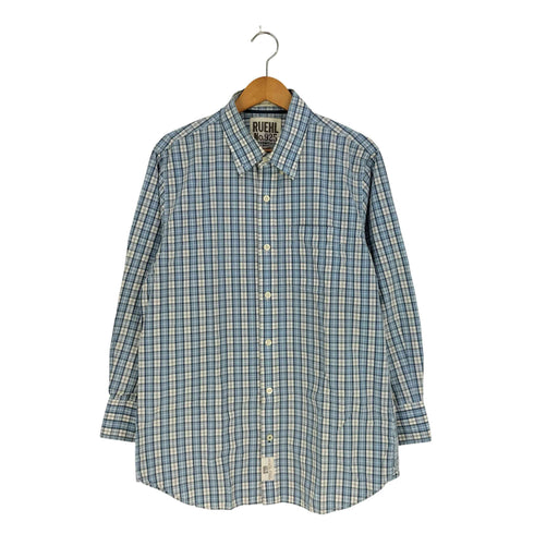 ルールナンバー RUEHL No.925 コットン チェック ボタンダウンシャツ メンズ import:XL