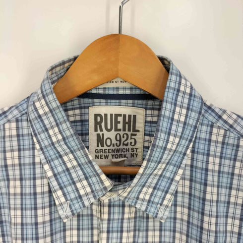 ルールナンバー RUEHL No.925 コットン チェック ボタンダウンシャツ メンズ import:XL