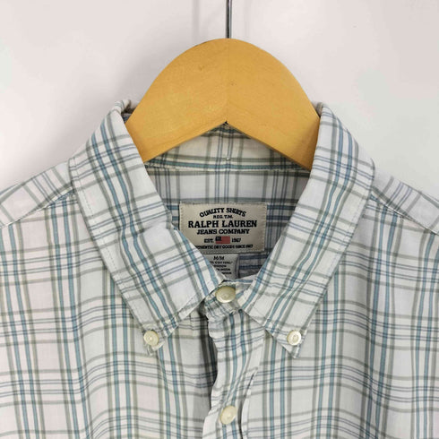 ポロジーンズカンパニーラルフローレン POLO JEANS COMPANY RALPH LAUREN コットン チェック ボタンダウンシャツ メンズ import:M