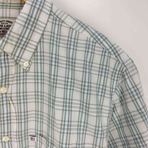ポロジーンズカンパニーラルフローレン POLO JEANS COMPANY RALPH LAUREN コットン チェック ボタンダウンシャツ メンズ import:M