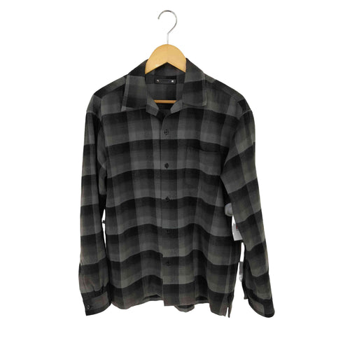 マインデニム MINEDENIM C.R Flow Ombre Check Open Collar L/S SH (BPT) オンブレチェック オープンカラーシャツ メンズ JPN:2