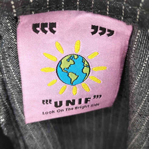 ユニフ UNIF ピンストライプ セミフレアパンツ レディース 29