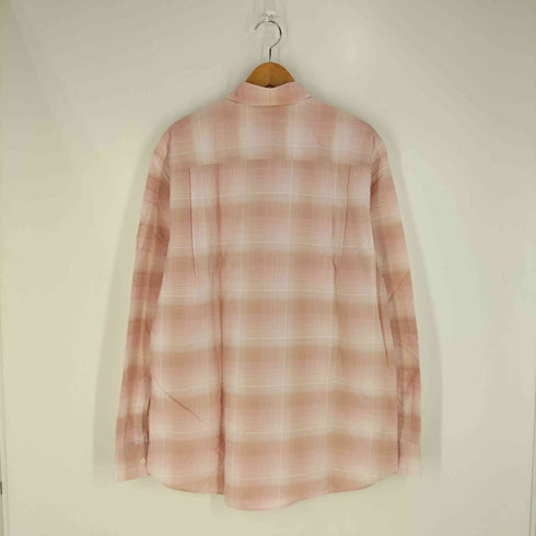 サルヴァトーレフェラガモ Salvatore Ferragamo イタリア製 チェック コットン レギュラーカラーシャツ メンズ import:L