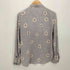 エキプモンフェム EQUIPMENT FEMME 総柄 シルク100% L/S シャツ レディース import:XS