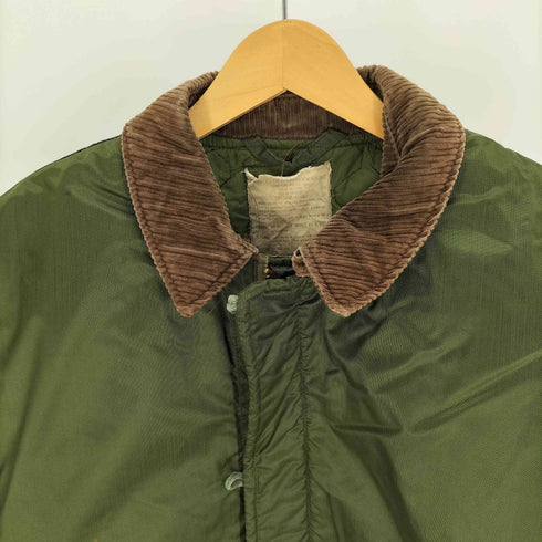 ユーエスアーミー U.S. ARMY 70S EXTREME COLD WEATHER IMPERMEABLE バックステンシル 36 SCOVILLジップ KINGS POINT社 襟コーデュロイ ナイロン A-1 デッキジャケット 1974年製 メンズ import:L