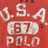 ポロラルフローレン POLO RALPH LAUREN 前V 3段プリント プルオーバーパーカー メンズ import:L