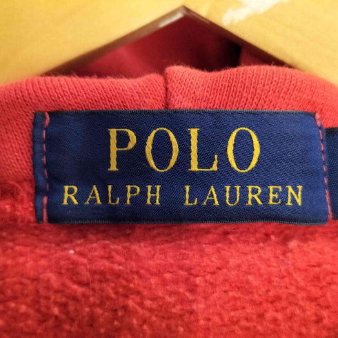 ポロラルフローレン POLO RALPH LAUREN 前V 3段プリント プルオーバーパーカー メンズ import:L