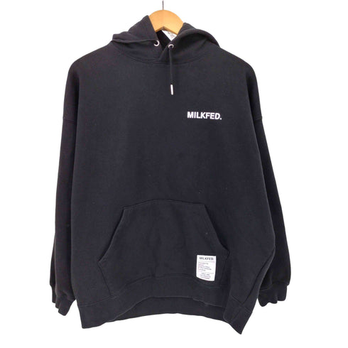 ミルクフェド MILKFED. BASIC STENCIL BIG SWEAT HOODIE レディース JPN:M