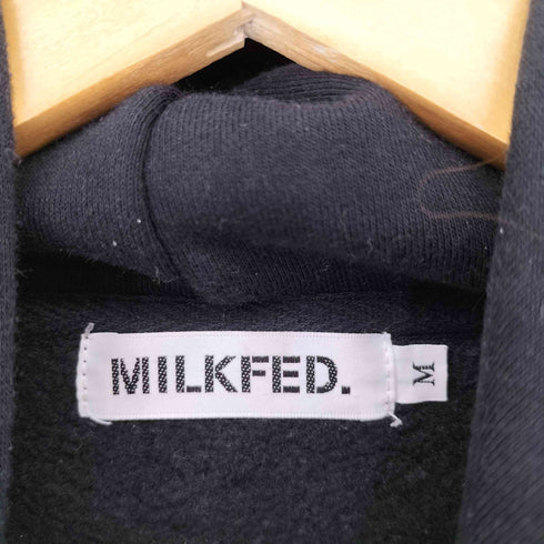 ミルクフェド MILKFED. BASIC STENCIL BIG SWEAT HOODIE レディース JPN:M