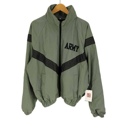 ユーエスアーミー U.S. ARMY IPFU ROSEジップ ARMY 刺繍 裏地メッシュ 脇ベンチレーション フィットネスジャケット トレーニングジャケット メンズ import:M