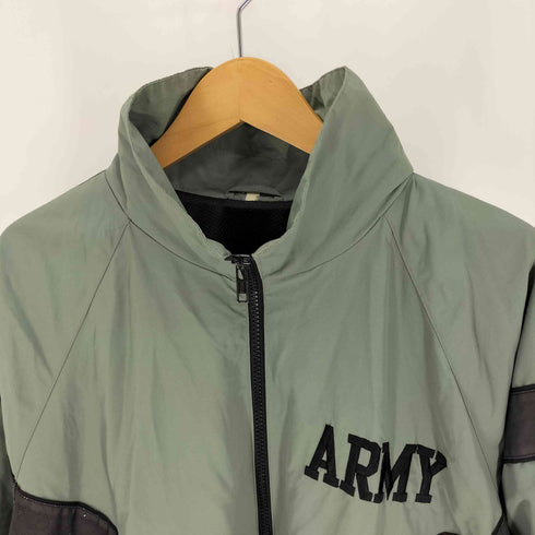 ユーエスアーミー U.S. ARMY IPFU ROSEジップ ARMY 刺繍 裏地メッシュ 脇ベンチレーション フィットネスジャケット トレーニングジャケット メンズ import:M