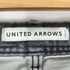 ユナイテッドアローズ UNITED ARROWS オーガニックブラックデニム ストレートパンツ メンズ JPN:S