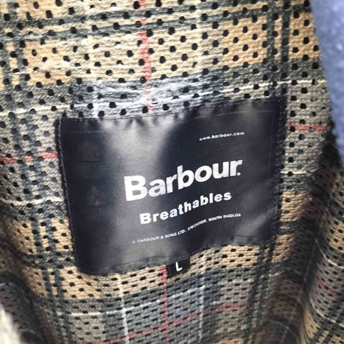 バブアー Barbour Breathables T96 Coldstream Waterproof SHORT JACKET 裏地チェックメッシュ ウォータープルーフ ショートジャケット メンズ import:L