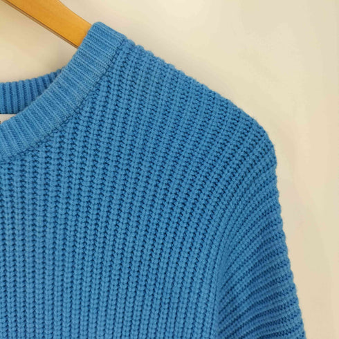 ザラ ZARA レーヨンポリナイロン リブ クルーネックニット レディース import:S