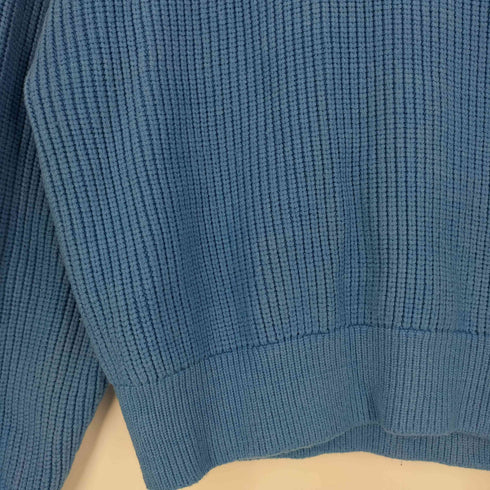 ザラ ZARA レーヨンポリナイロン リブ クルーネックニット レディース import:S