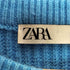 ザラ ZARA レーヨンポリナイロン リブ クルーネックニット レディース import:S