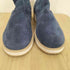 ジルサンダーネイビー JIL SANDER NAVY スナップボタン スエードショートブーツ レディース 38 1/2
