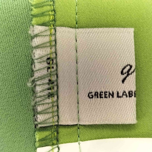 グリーンレーベルリラクシング GREEN LABEL RELAXING P/PU オルマイパンツ テーパード -マシンウォッシャブル レディース