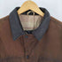 バブアー Barbour 00S A1557 DROVERS JACKET ワックスコットン 裏地チェック 襟レザー オイルドジャケット 2000年製 メンズ import:XL