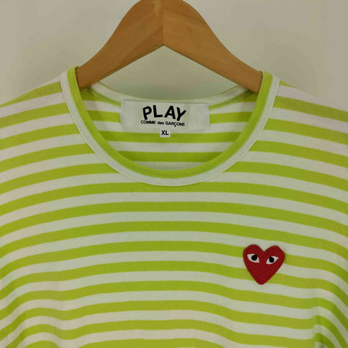 プレイコムデギャルソン PLAY COMME des GARCONS AD2020 Bright Striped Long Sleeve ブライト ストライプ ロング スリーブ Tシャツ メンズ JPN:XL