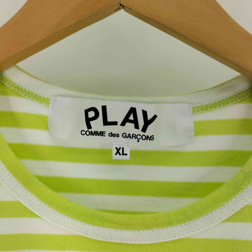 プレイコムデギャルソン PLAY COMME des GARCONS AD2020 Bright Striped Long Sleeve ブライト ストライプ ロング スリーブ Tシャツ メンズ JPN:XL