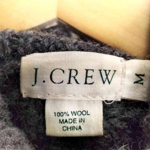ジェイクルー J.CREW 白タグ タートルネック ウール ケーブルニット メンズ import:M