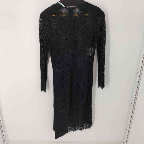 ピンコ PINKO レースデザイン L/S ワンピース レディース JPN:2