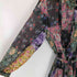 ザラ ZARA フラワーシフォンシャツワンピース レディース import:L